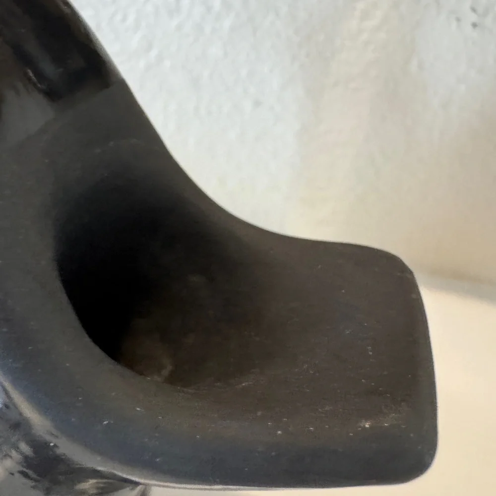 Santa Clara Pueblo Blackware‎ Wedding Vase by Birdell Bourdon